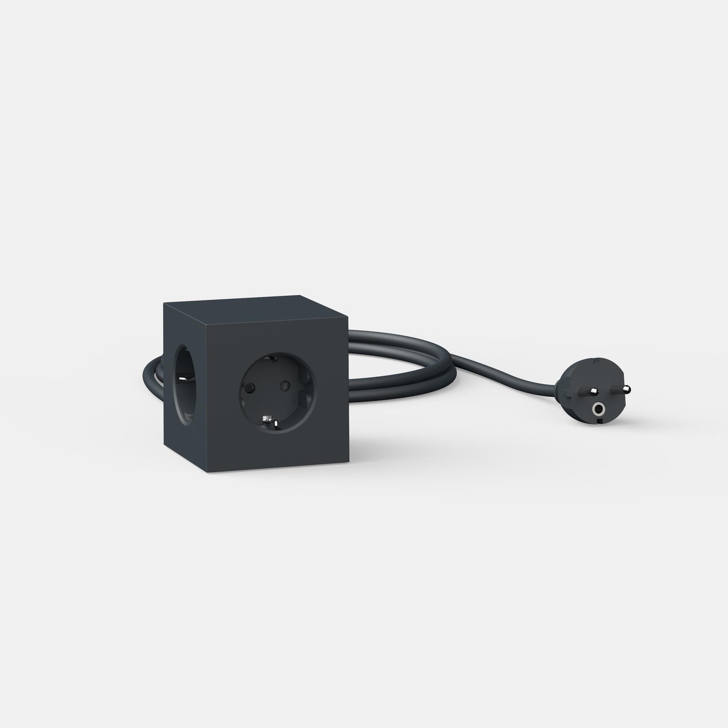 Stockholm Black Avolt Square 1 jatkojohto usb 7
