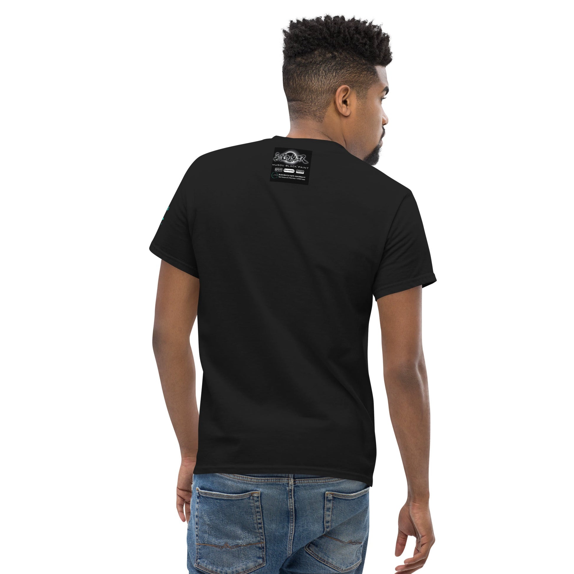 Musou Tower unisex T - paita –Musou Black erikoispaita katujen Samuraille - Dekoja.net