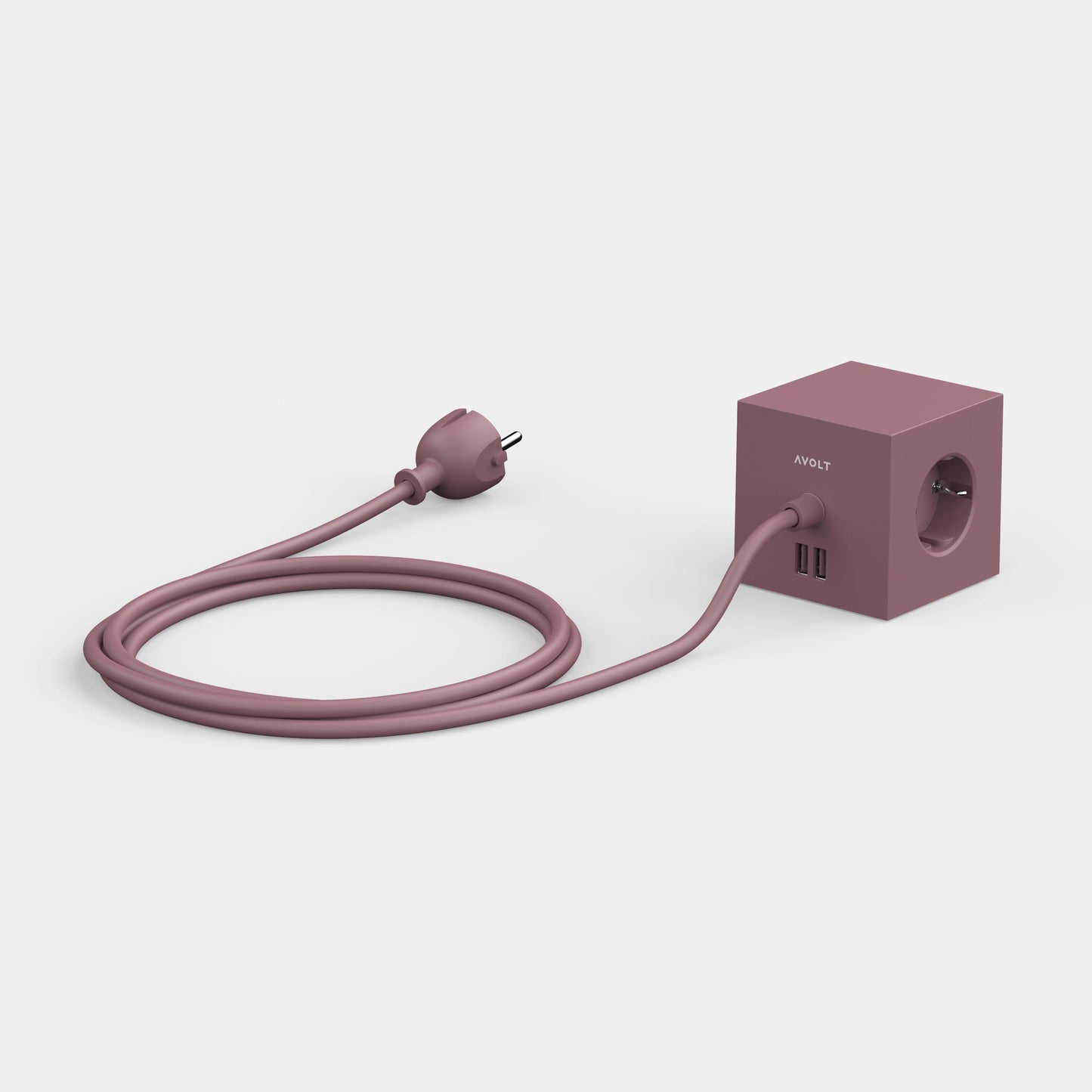 Rusty red avolt square 1 jatkojohto pistorasia 10