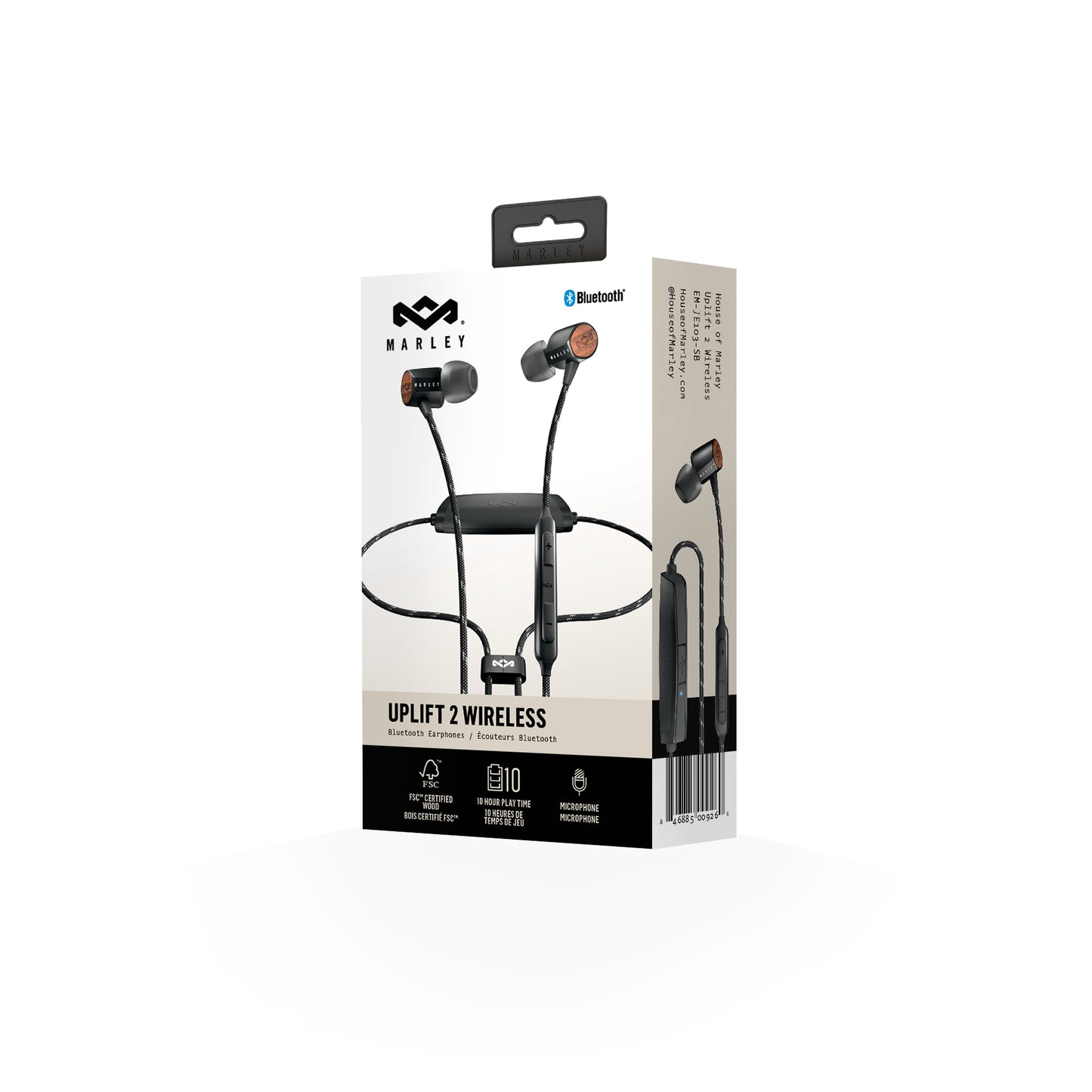House of Marley Uplift 2 wireless kuulokkeet | musta