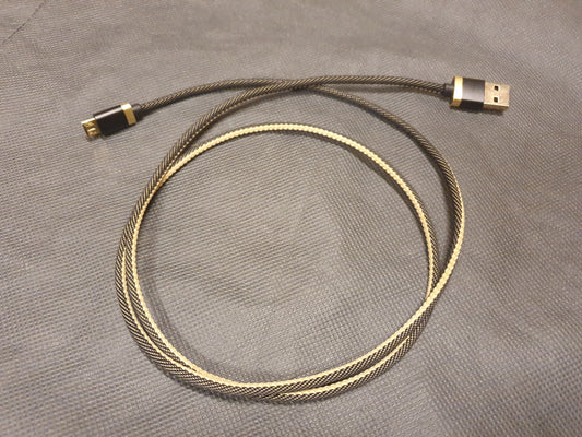 kestävä kangaspäällystetty micro usb latausjohto