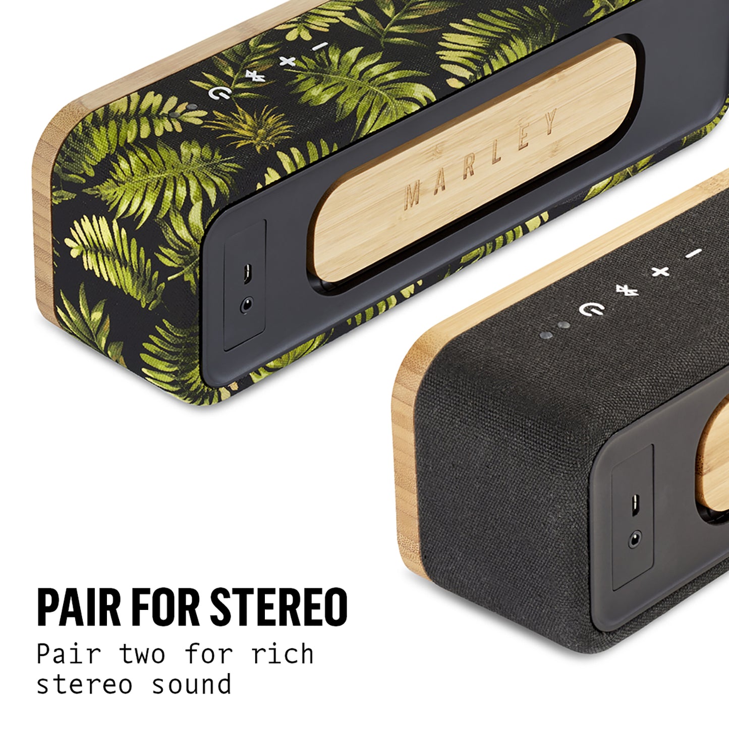 House of Marleyn Get Together Mini -bluetooth-kaiutin palmu – Kristallinkirkas ääni, kestävä muotoilu ja langaton vapaus