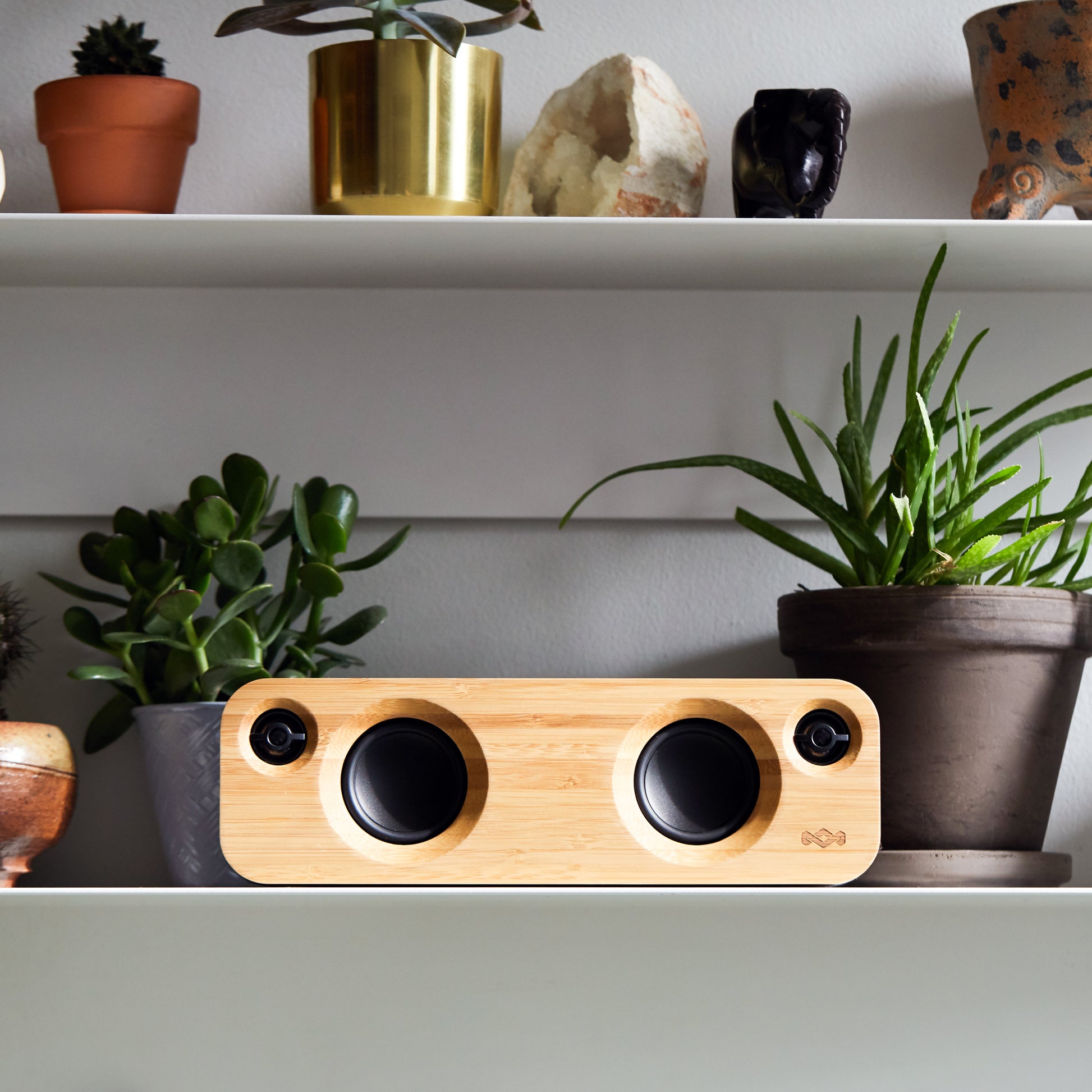 House of Marleyn Get Together Mini -bluetooth-kaiutin musta – Kristallinkirkas ääni, kestävä muotoilu ja langaton vapaus