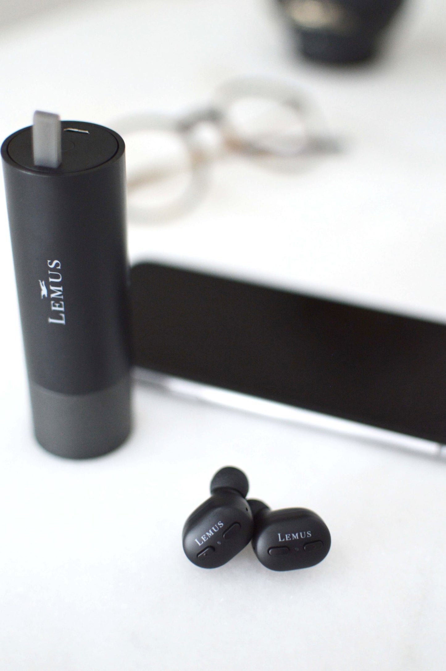 EarSound 2.0 Pro langattomat bluetooth® nappikuulokkeet musta | LEMUS