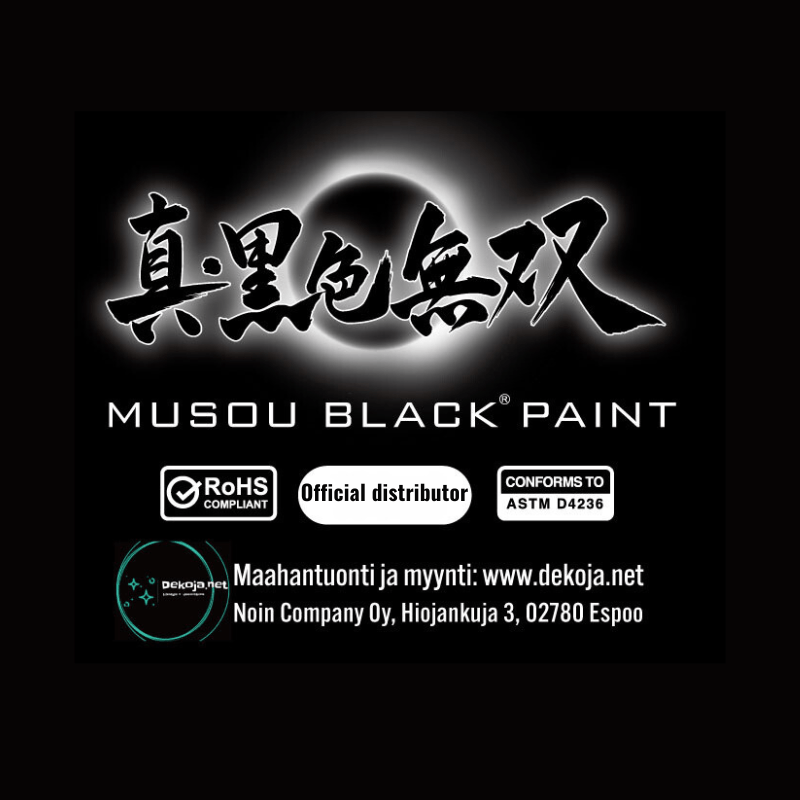 Musou Black – maailman mustimmat materiaalit maaleista kankaisiin - Dekoja.net