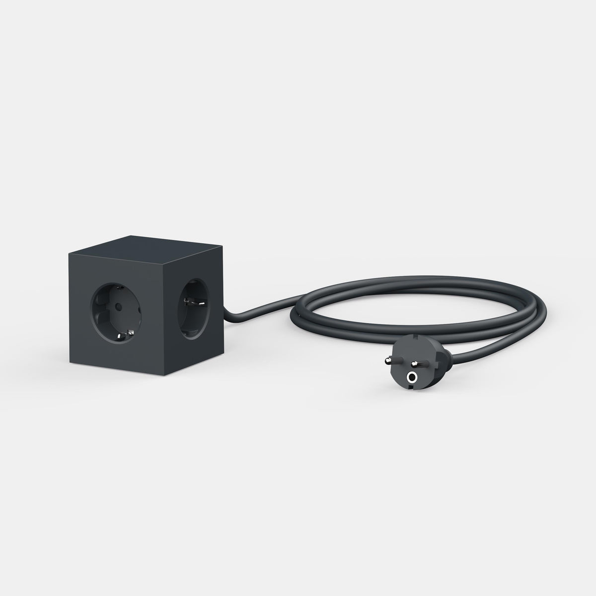 Stockholm Black Avolt Square 1 jatkojohto usb 9
