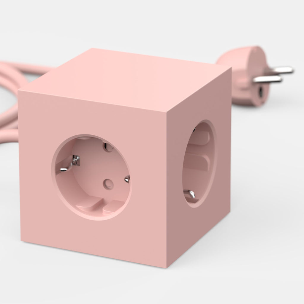 old pink avolt jatkojohto square 1 4