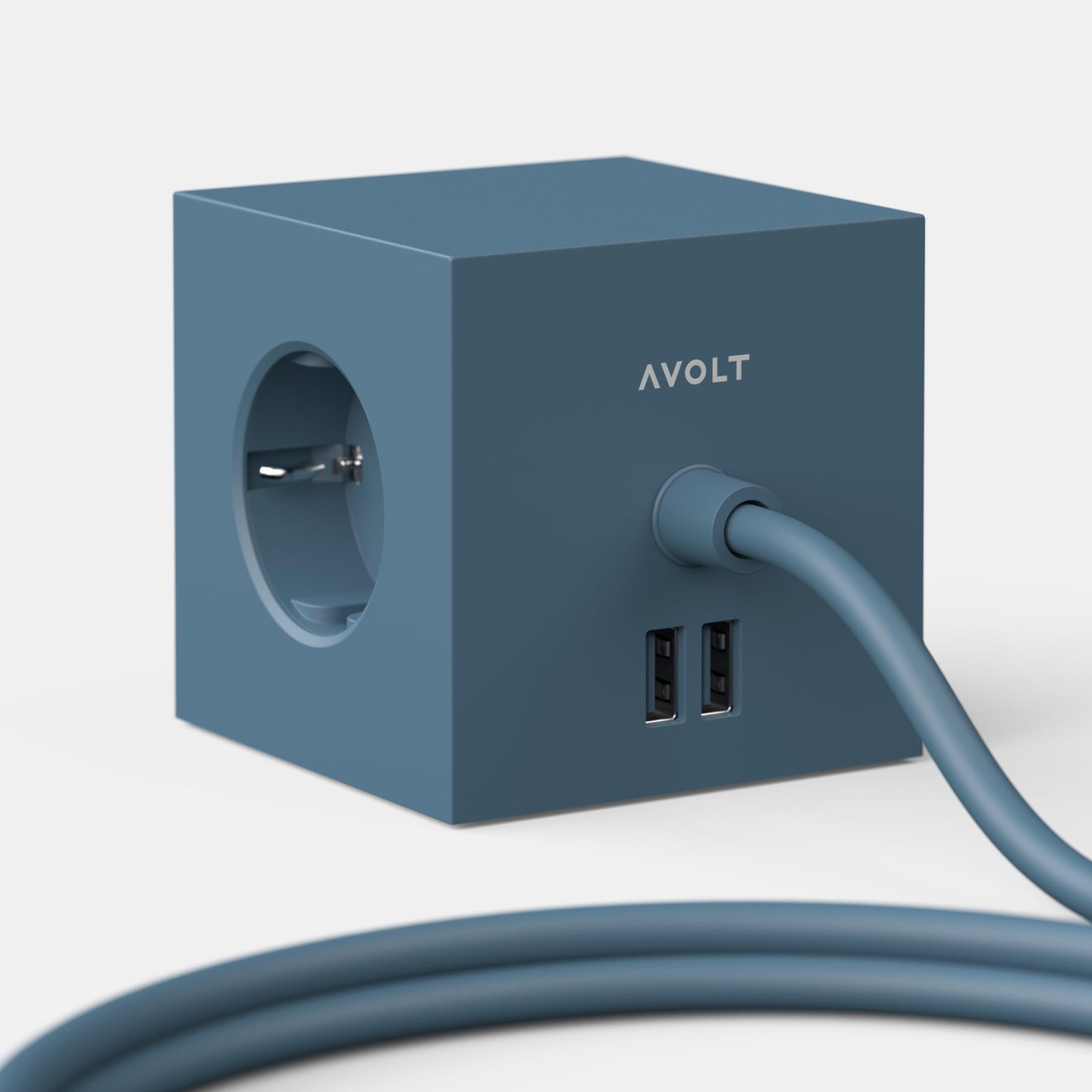 Avolt square 1 jatkojohto usb ocean blue 6