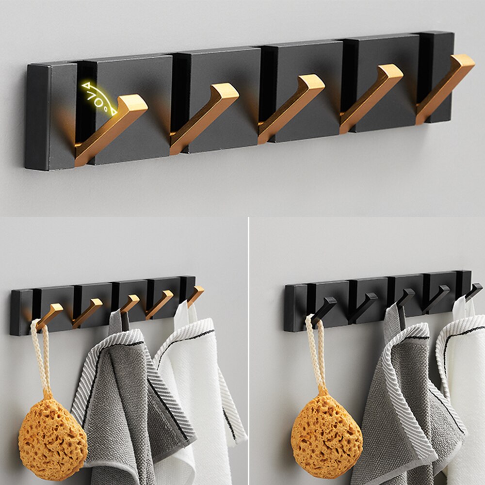 Practical swivel coat rack with an innovative design