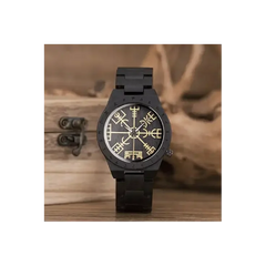Bobo Bird Ebony Vegvisir puukello automaattikoneistolla