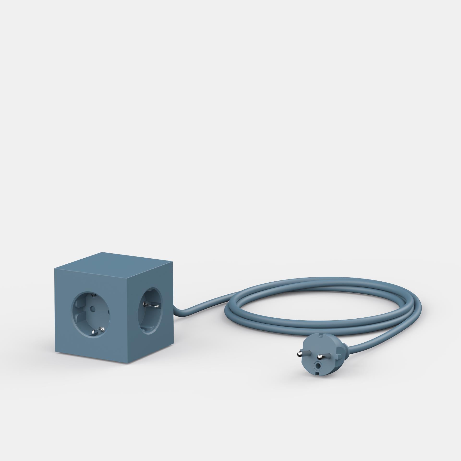 Avolt square 1 jatkojohto usb ocean blue 10