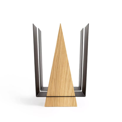 Modern magazine rack "under the protection of wings"