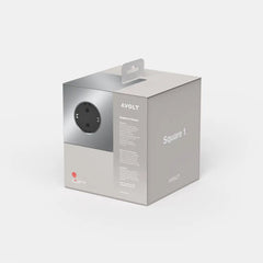 Avolt Square 1 USB - A jatkojohto 1,8m | Alumiini | Aluminium - Dekoja.net