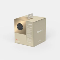 Avolt Square 1 USB - A jatkojohto 1,8m | Messinki | Brass Finnished - Dekoja.net