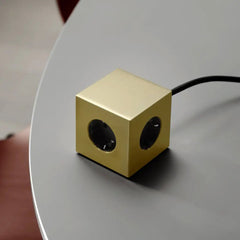Avolt Square 1 USB - A jatkojohto 1,8m | Messinki | Brass Finnished - Dekoja.net