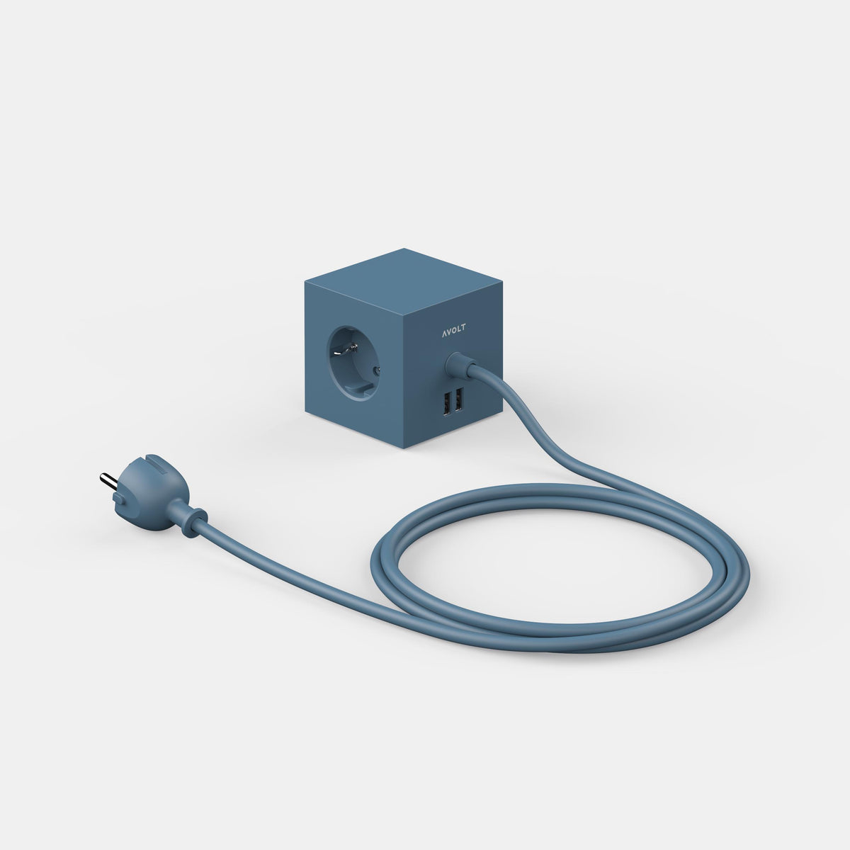 Avolt square 1 jatkojohto usb ocean blue 1