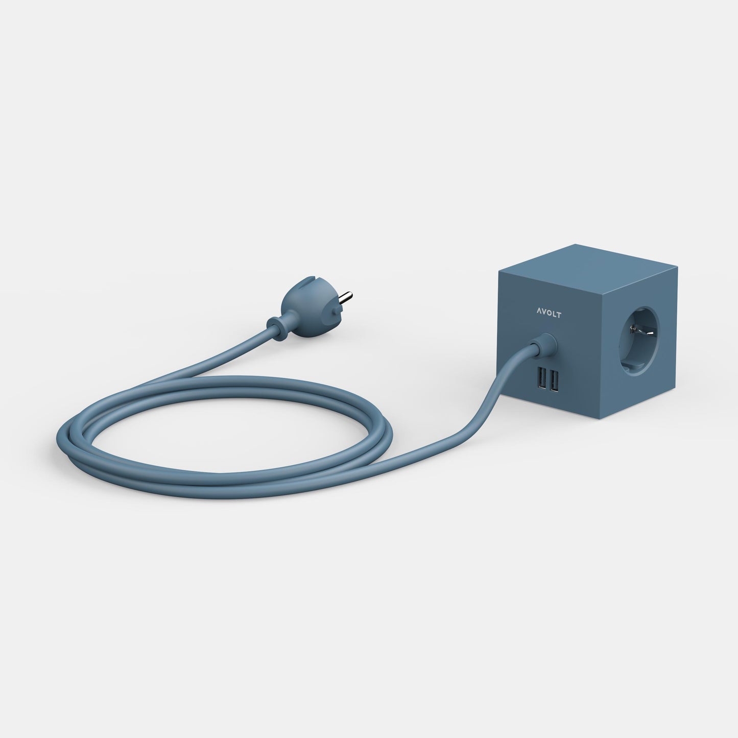 Avolt square 1 jatkojohto usb ocean blue 8