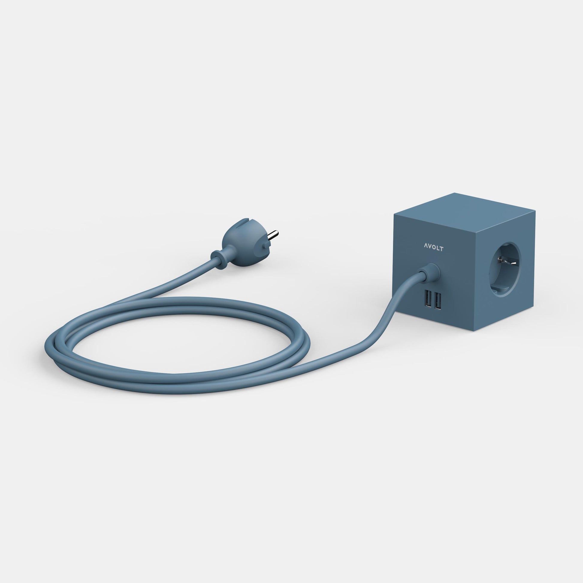Avolt square 1 jatkojohto usb ocean blue 8