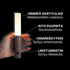 Johdoton ja ruuviton LED-valaisin – kiinnitys ilman poraamista