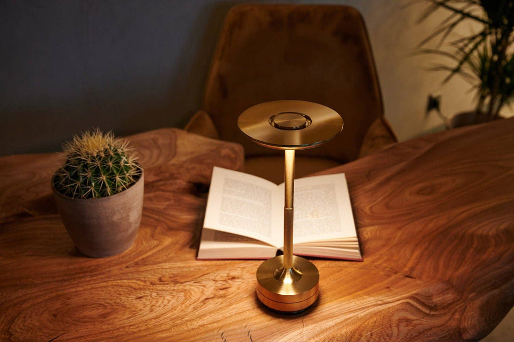 Leuchtnatur Luxa I – langaton LED - pöytävalaisin 10h akkukestolla - Dekoja.net