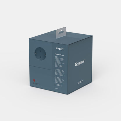 Avolt square 1 jatkojohto usb ocean blue 13