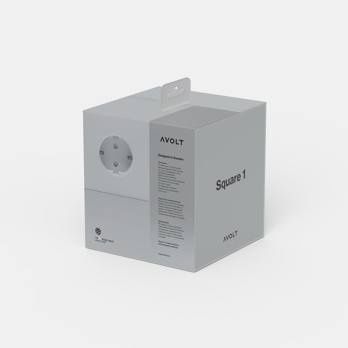 avolt jatkojohto square 1 gotland grey pakkaus 1