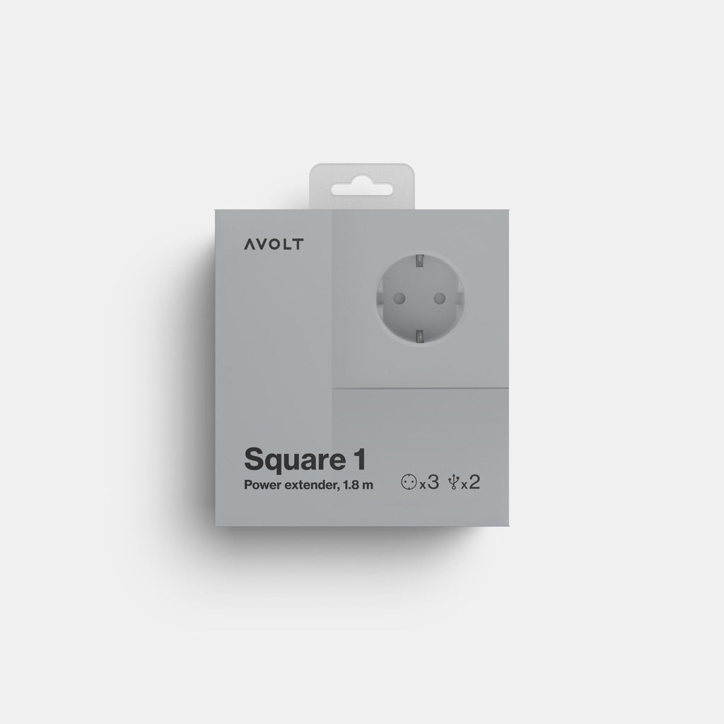 avolt jatkojohto square 1 gotland grey pakkaus 3