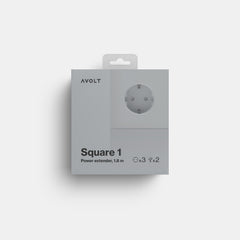 avolt jatkojohto square 1 gotland grey pakkaus 3