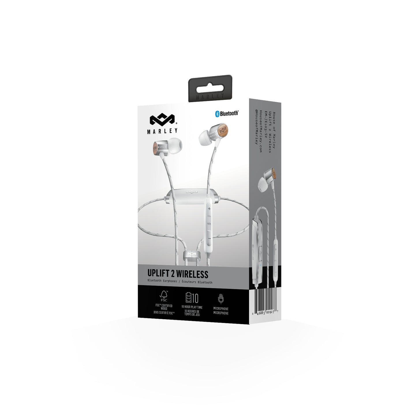 Uplift 2 wireless wireless headphones - silver | House of Marley