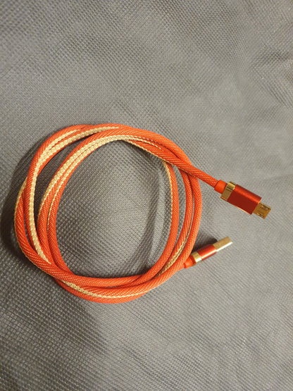 Micro-USB charging cable red
