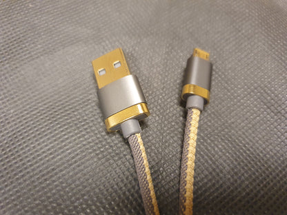 Micro-USB charging cable gray