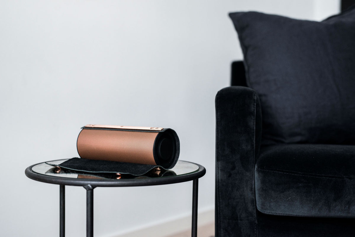 lemus vintage bluetooth kaiutin italialaista nahkaa
