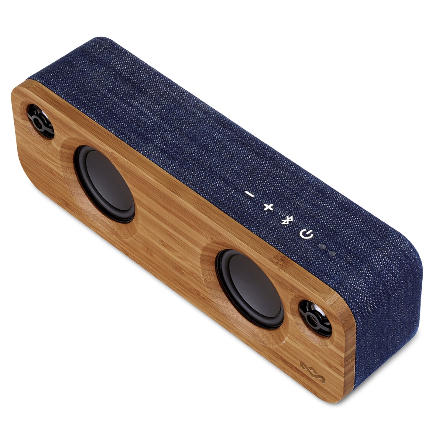 House of Marley's Get Together Mini Bluetooth Speaker Denim - Crystal clear sound, durable design and wireless freedom