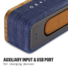 House of Marleyn Get Together Mini -bluetooth kaiutin Denim – Kristallinkirkas ääni, kestävä muotoilu ja langaton vapaus