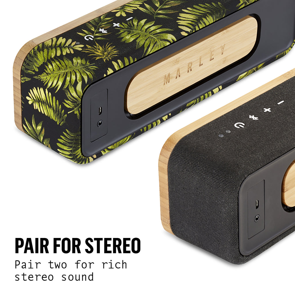House of Marleyn Get Together Mini -bluetooth-kaiutin palmu – Kristallinkirkas ääni, kestävä muotoilu ja langaton vapaus