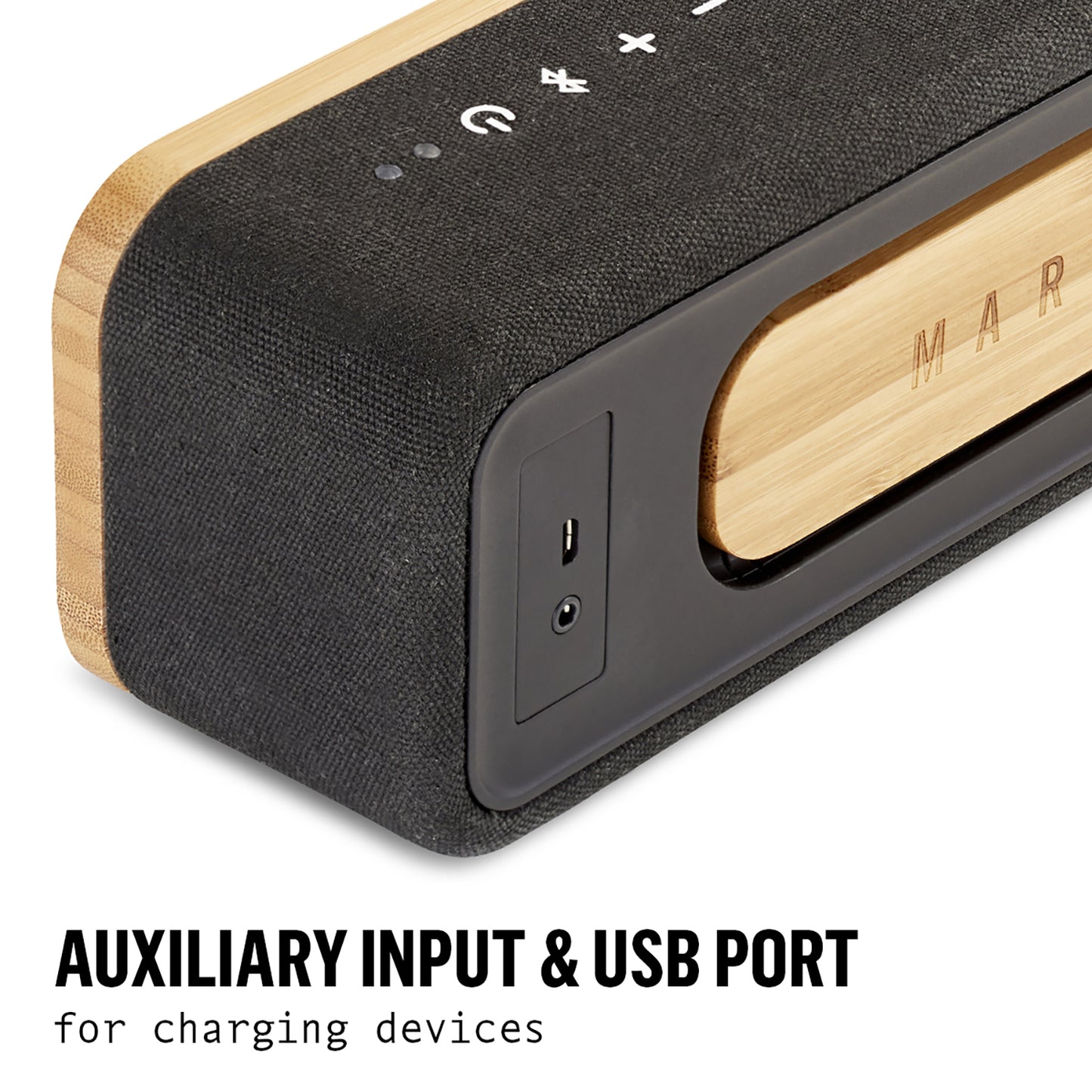 House of Marley Get Together Mini bluetooth speaker black - Crystal clear sound, durable design and wireless freedom