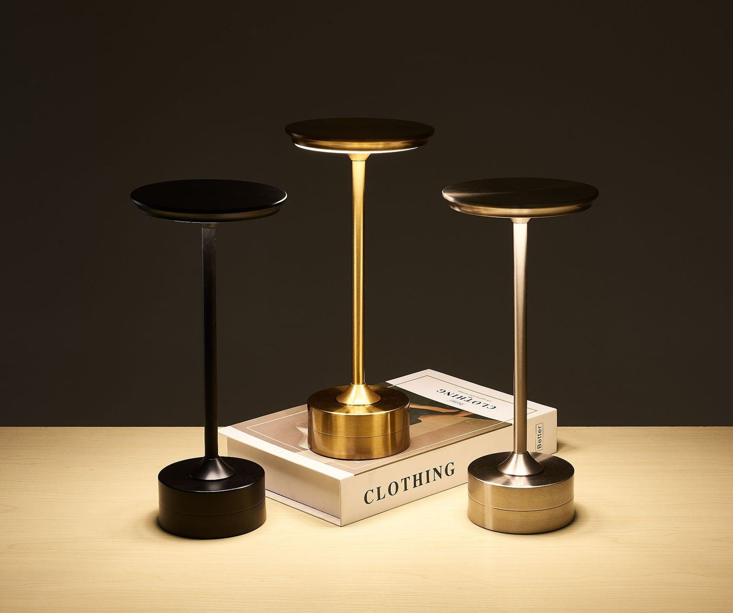 Rechargeable wireless LED table lamp: valuable and functional lighting